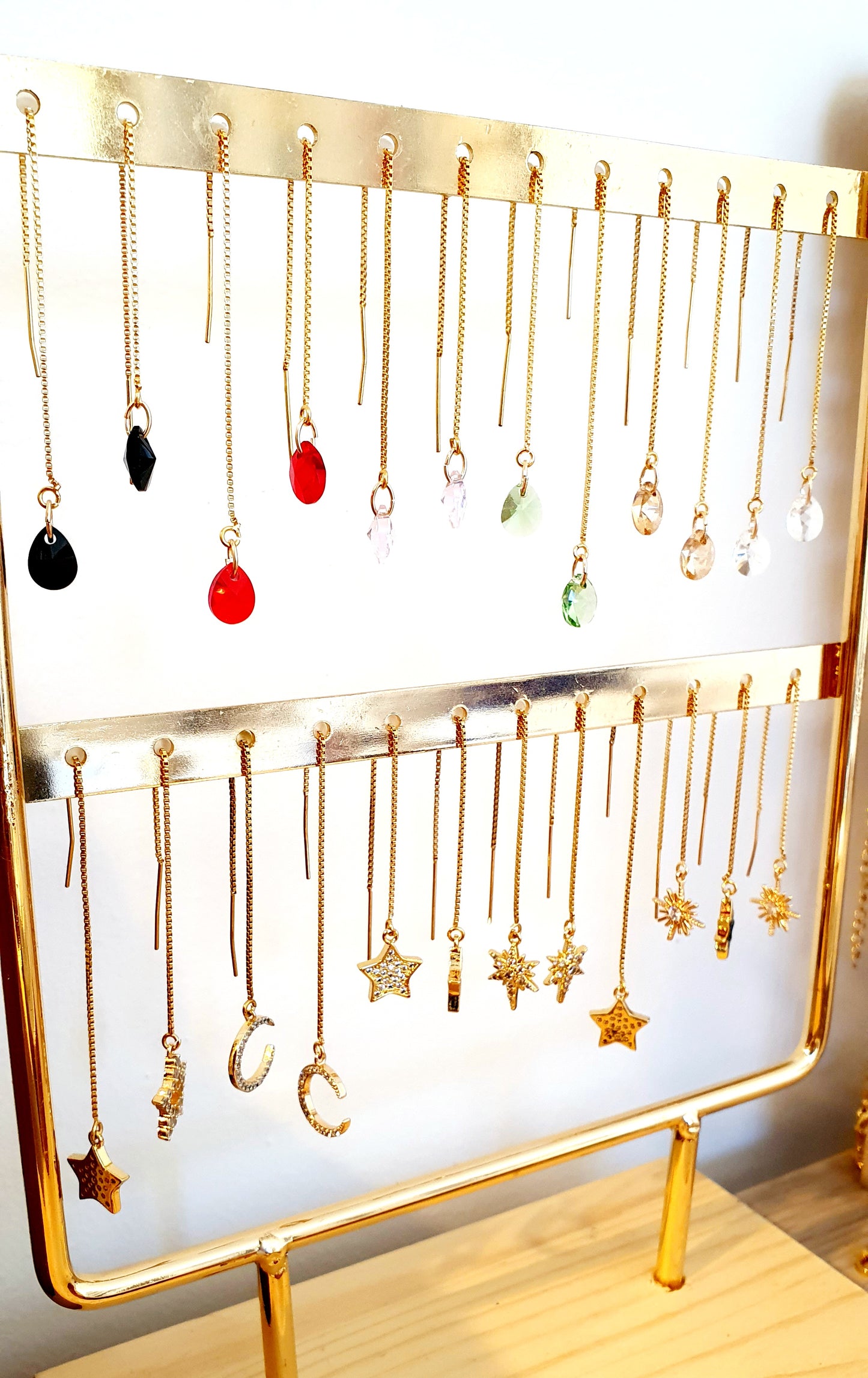 Boucles d'oreilles svarovsky gold-filled 14k
