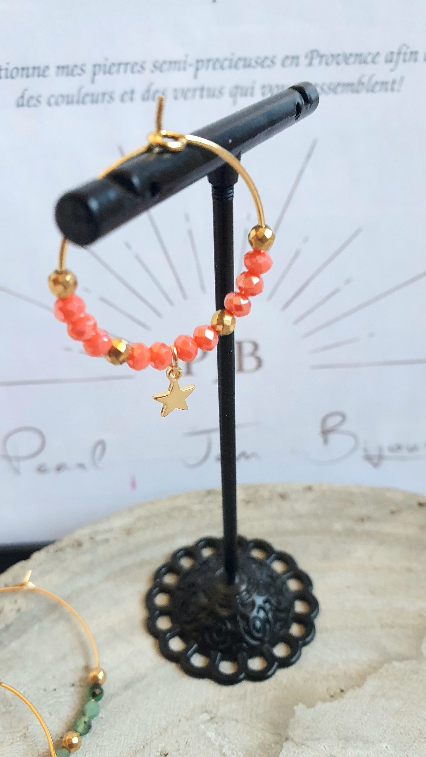 Creoles celestes orange